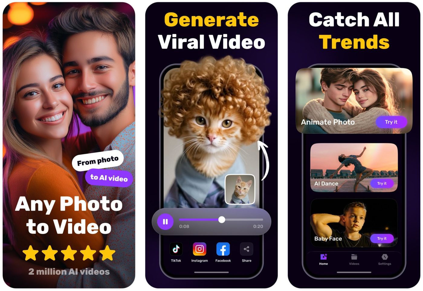 AI Hug Video screenshots